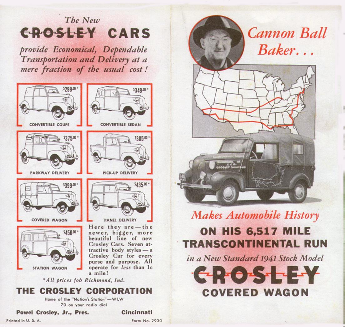 1941 Crosley Auto Advertising